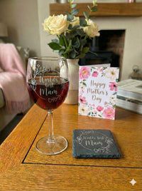 Engraved Wine Glass, Personalised Mother’s Day