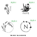 Personalised Engraved Wine Glass | Name Engraved Wine Glass | Friend, Mum , Nana , Auntie Gift | Keepsake