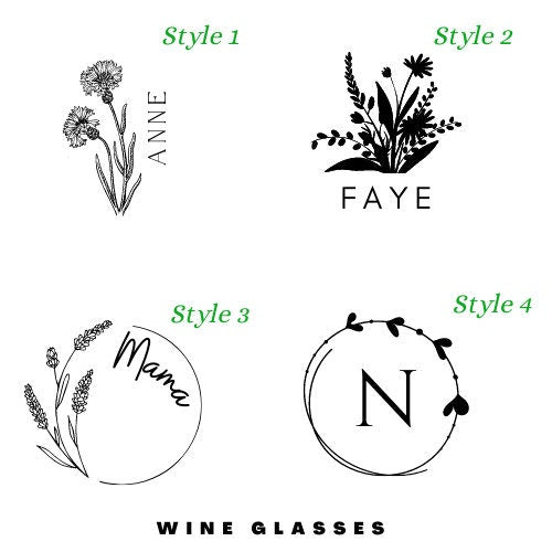Personalised Engraved Wine Glass | Name Engraved Wine Glass | Friend, Mum , Nana , Auntie Gift | Keepsake