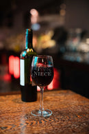 Personalised Niece Engraved Wine Glass: Birthday Wine Lover Gift