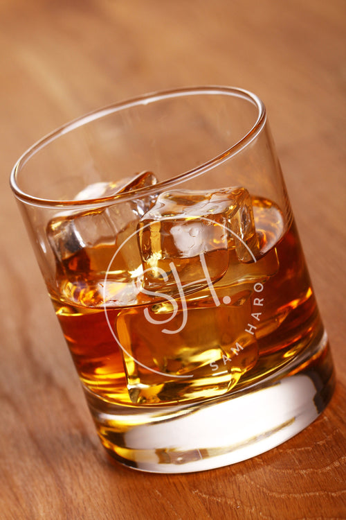 Name Engraved Whiskey Glass, Personalised Tumbler, Christmas Gifts for Men