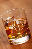 Men's  Engraved Whiskey Glass, Personalised Tumbler, Christmas gift for man