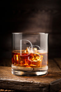 Personalised Initial Whiskey Glass | Engraved Initial Whiskey Glass | Keepsake Gift for Him | Birthday / Christmas Gift for Him | Dad Gift