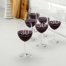 Personalised Engraved Birthday Wine Glass – Any Age Celebration Gift