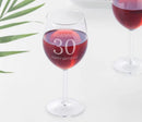 Personalised Engraved Birthday Wine Glass – Any Age Celebration Gift