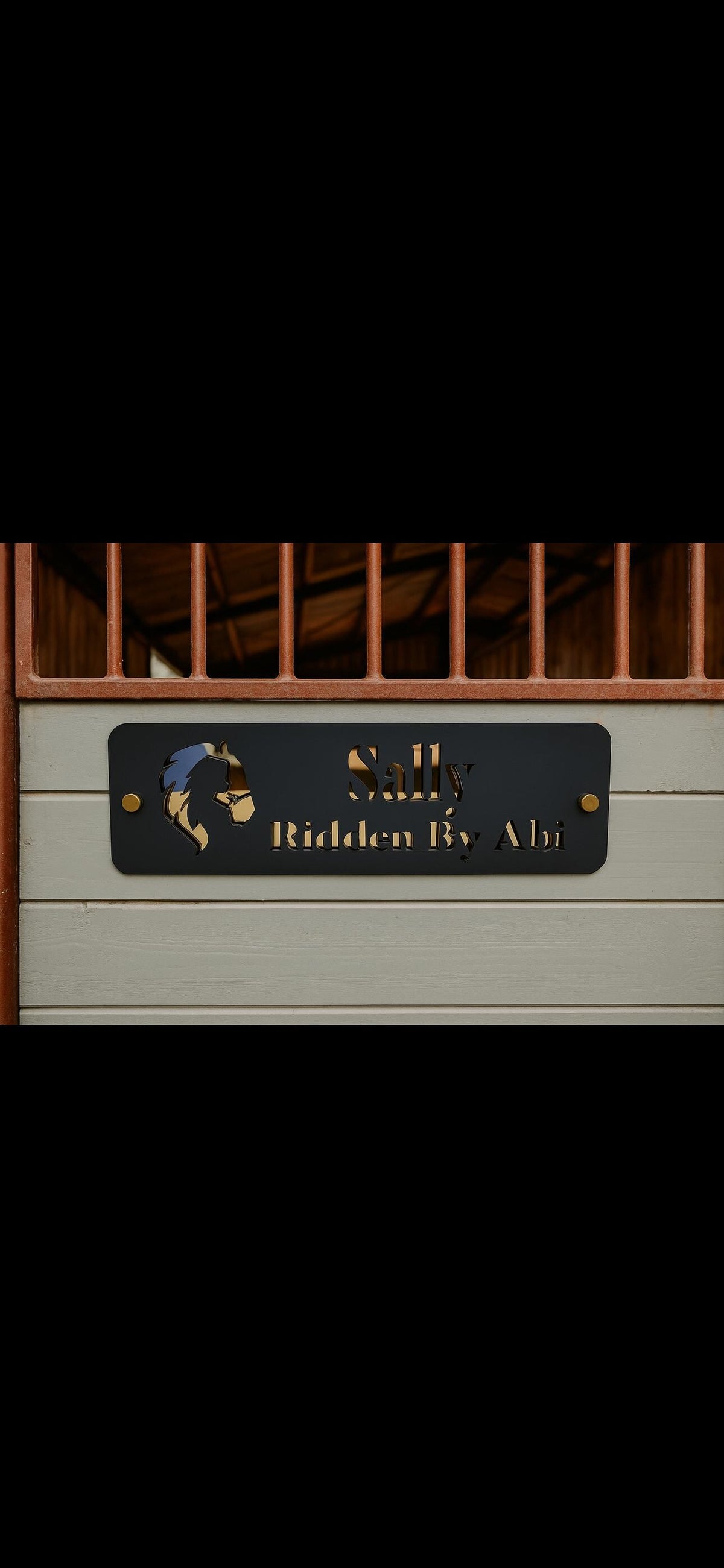 Horse Stable Sign | Personalised Horse Sign | Pony Equestrian Door Plaque for stables