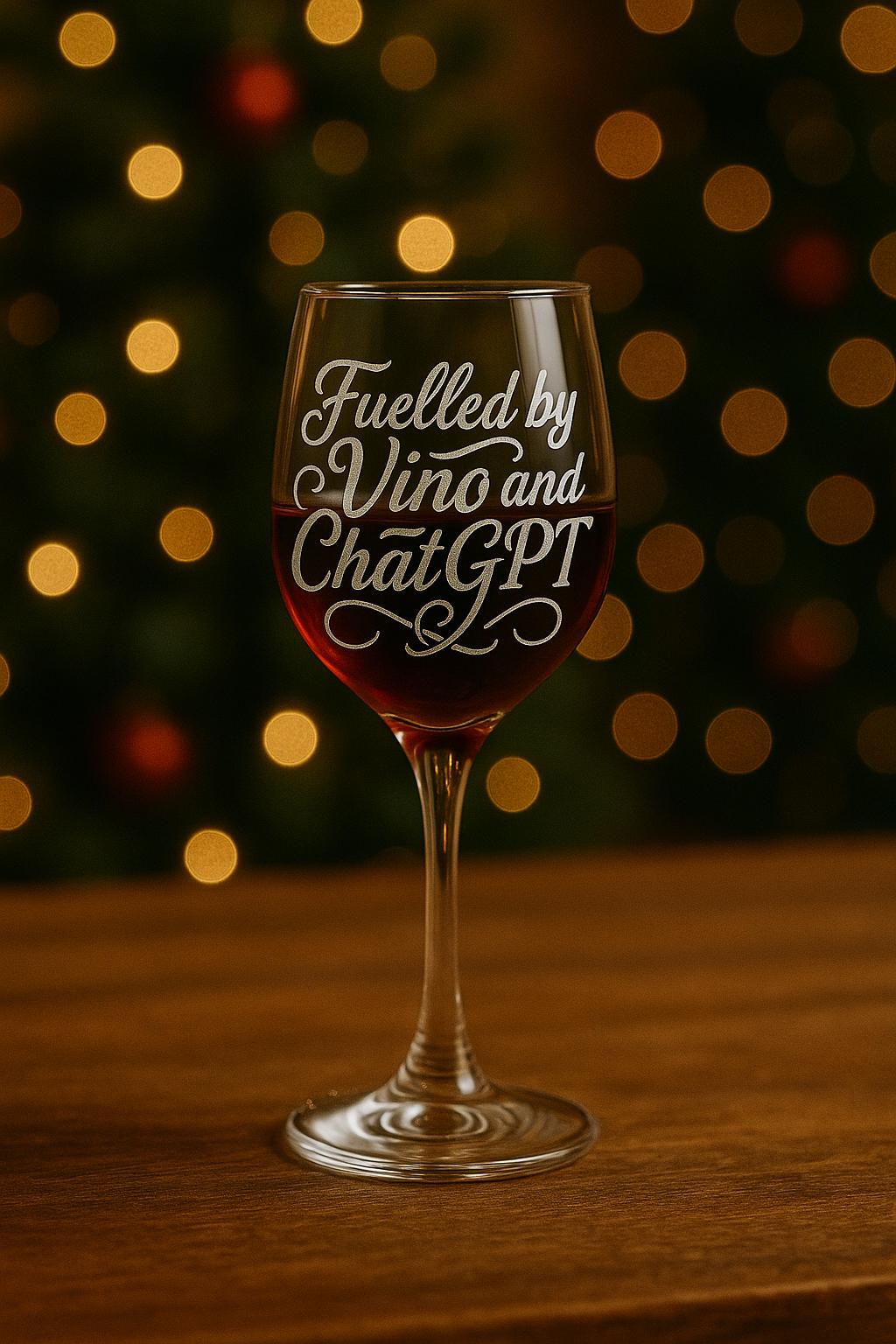 Novelty Engraved Wine Glass: Adult Humour Novelty Gift Personalised Keepsake