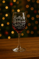 Novelty Engraved Wine Glass: Adult Humour Novelty Gift Personalised Keepsake