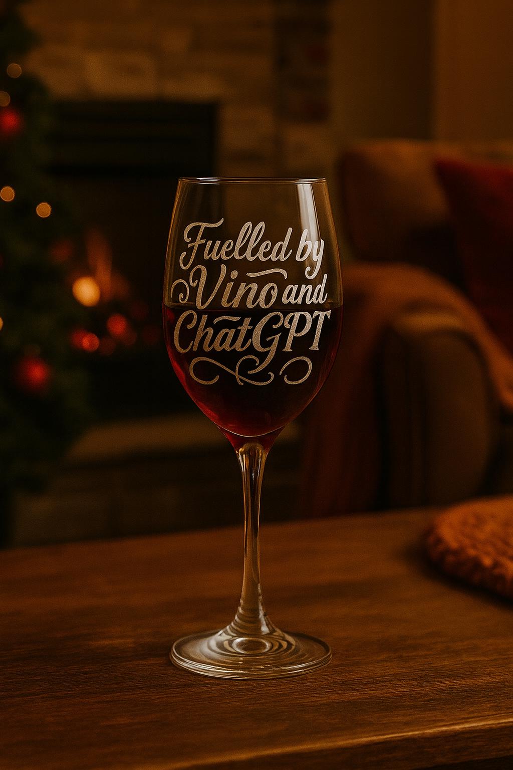 Novelty Engraved Wine Glass: Adult Humour Novelty Gift Personalised Keepsake