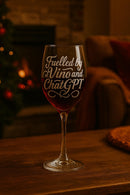 Novelty Engraved Wine Glass: Adult Humour Novelty Gift Personalised Keepsake