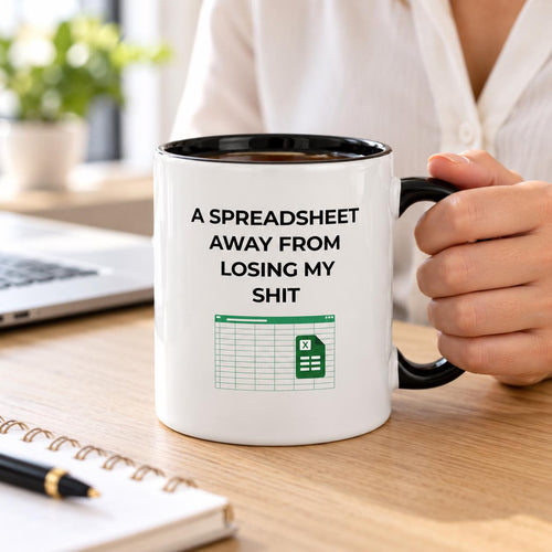 Spreadsheet Work Mug | Funny Work/ Office Mug |  Funny Spreadsheet Mug | 11oz Mug | Funny Excel Mug | co worker gift | Accountant Gift