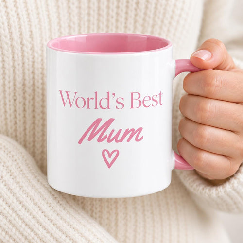 World’s Best Mum | Mum Mug | Gifts for Mums/Mams | Cute Mum Mug | Christmas Gift | Christmas Present | Mum Present