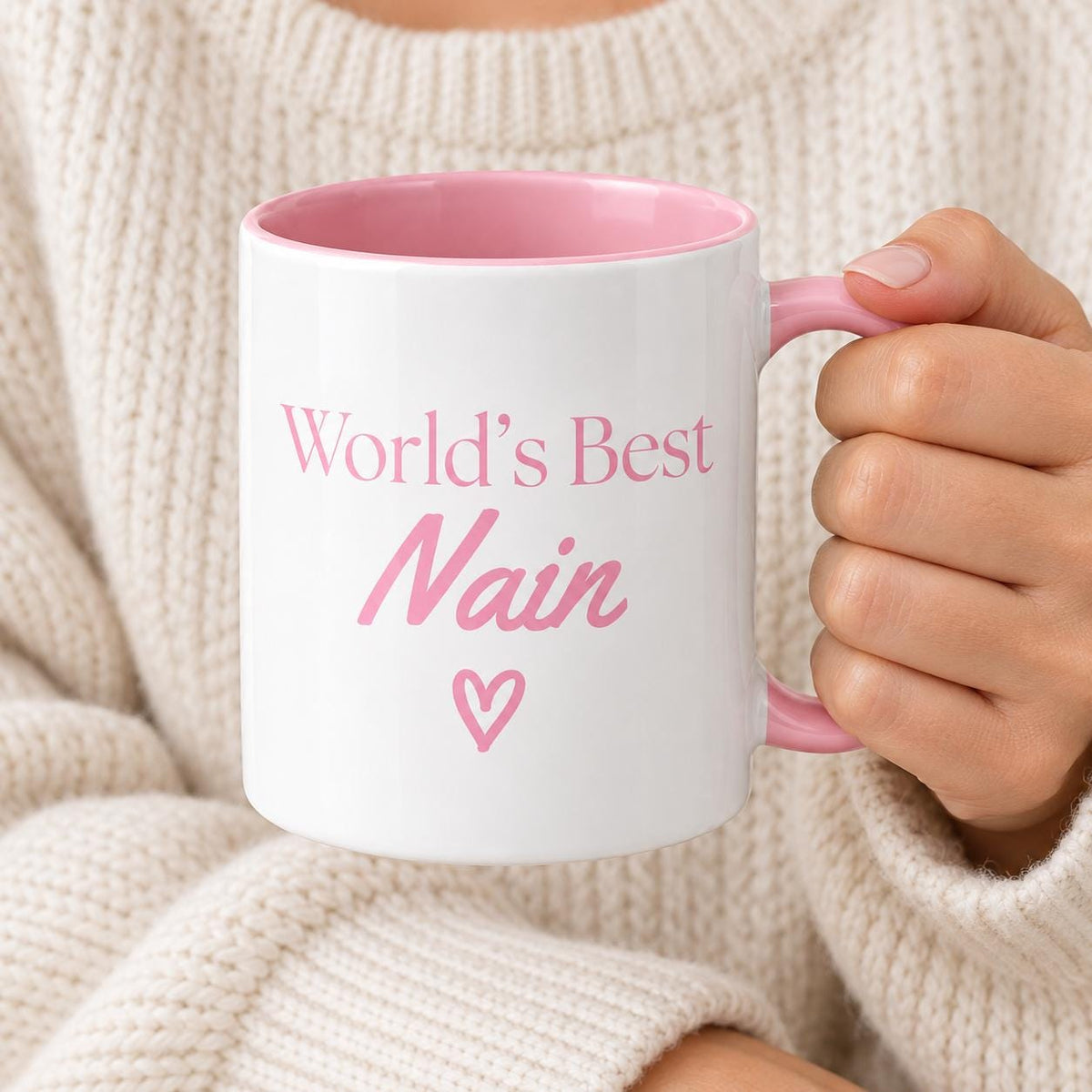 World’s Best Nain | Nain Mug | Gifts for Nains | Cute Nain Mug | Christmas Gift | Christmas Present | Nain Present