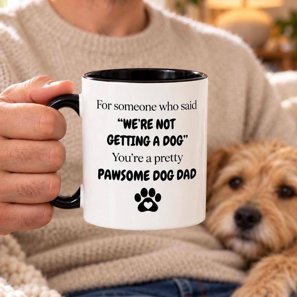 Dog Dad Mug | Mug for Dad | 11oz Mug | Personalised Mug