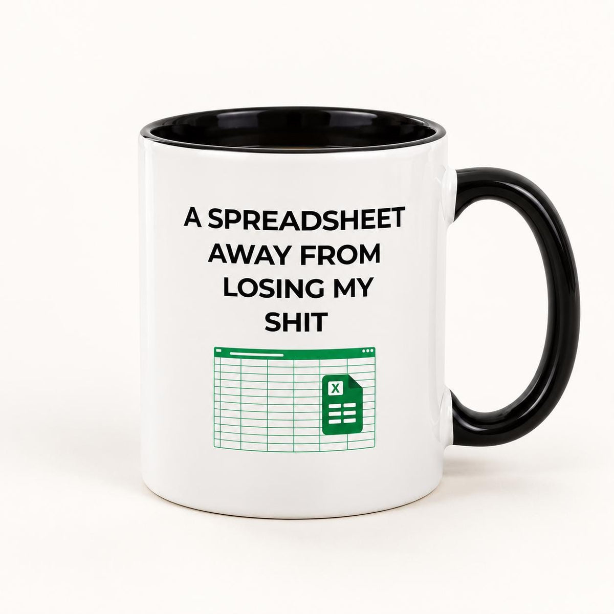 Spreadsheet Work Mug | Funny Work/ Office Mug |  Funny Spreadsheet Mug | 11oz Mug | Funny Excel Mug | co worker gift | Accountant Gift