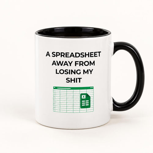 Spreadsheet Work Mug | Funny Work/ Office Mug |  Funny Spreadsheet Mug | 11oz Mug | Funny Excel Mug | co worker gift | Accountant Gift