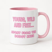 Funny Dodgy Knee Mug |  Coffee Mug | Birthday Gift for Her | Christmas Present for Mum or Friend | 40th, 50th, 60th birthday gift for Her