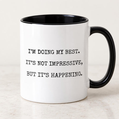 I’m Doing My Best Mug | Funny  Coffee or Tea Mug, Colleague Secret Santa Gift |  11oz Mug | Gift for Co Worker | Work Mug | Funny Office Mug