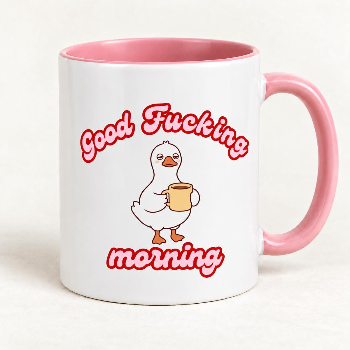 Good Fucking Morning Mug | 11oz Mug | Funny Coffee /Tea Mug | Friend Gift | Secret Santa Gift | Funny Goose Mug | Friend, Auntie, Mum