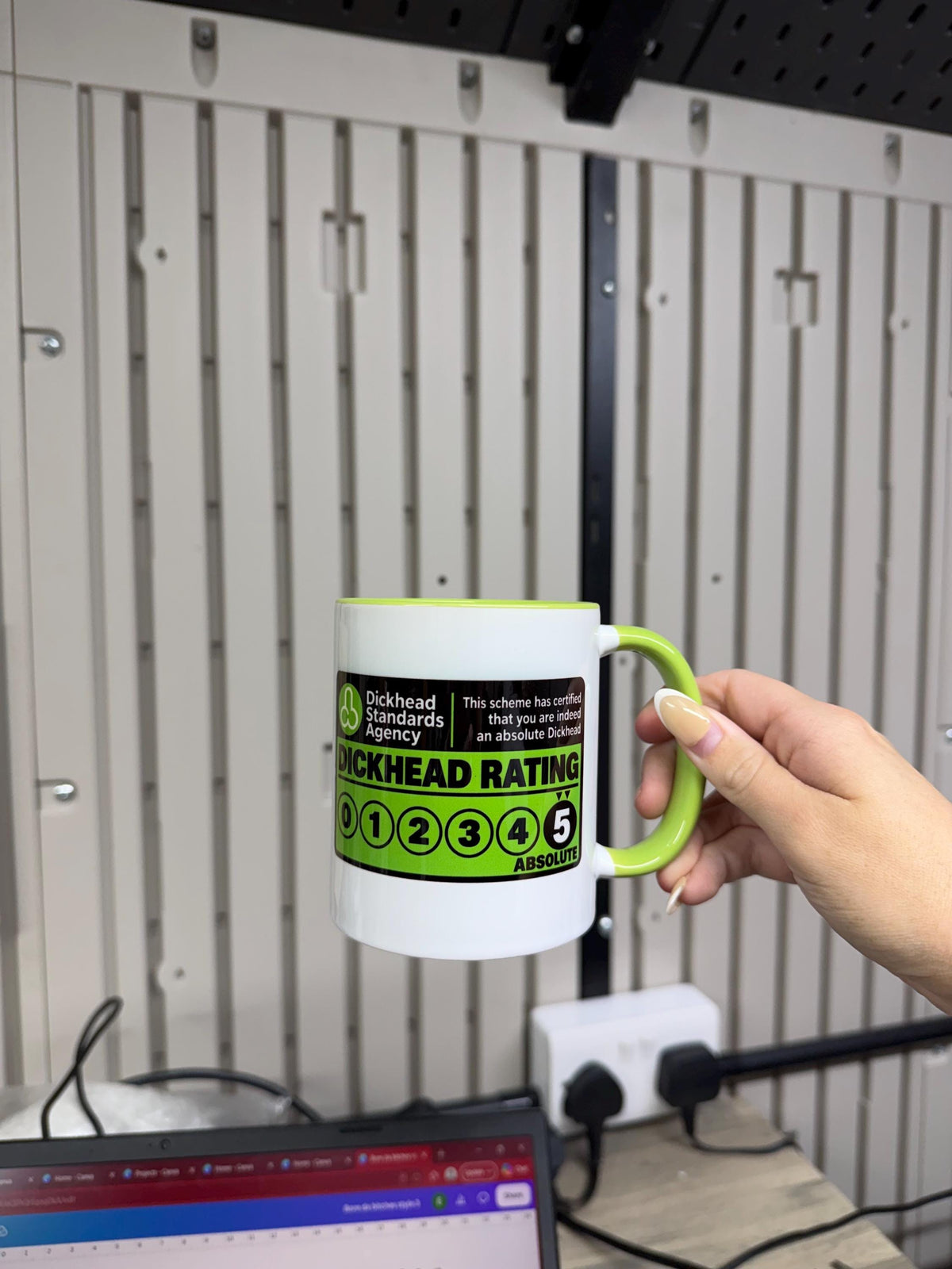 Funny D Head Rating 11oz Mug