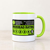 Funny D Head Rating 11oz Mug