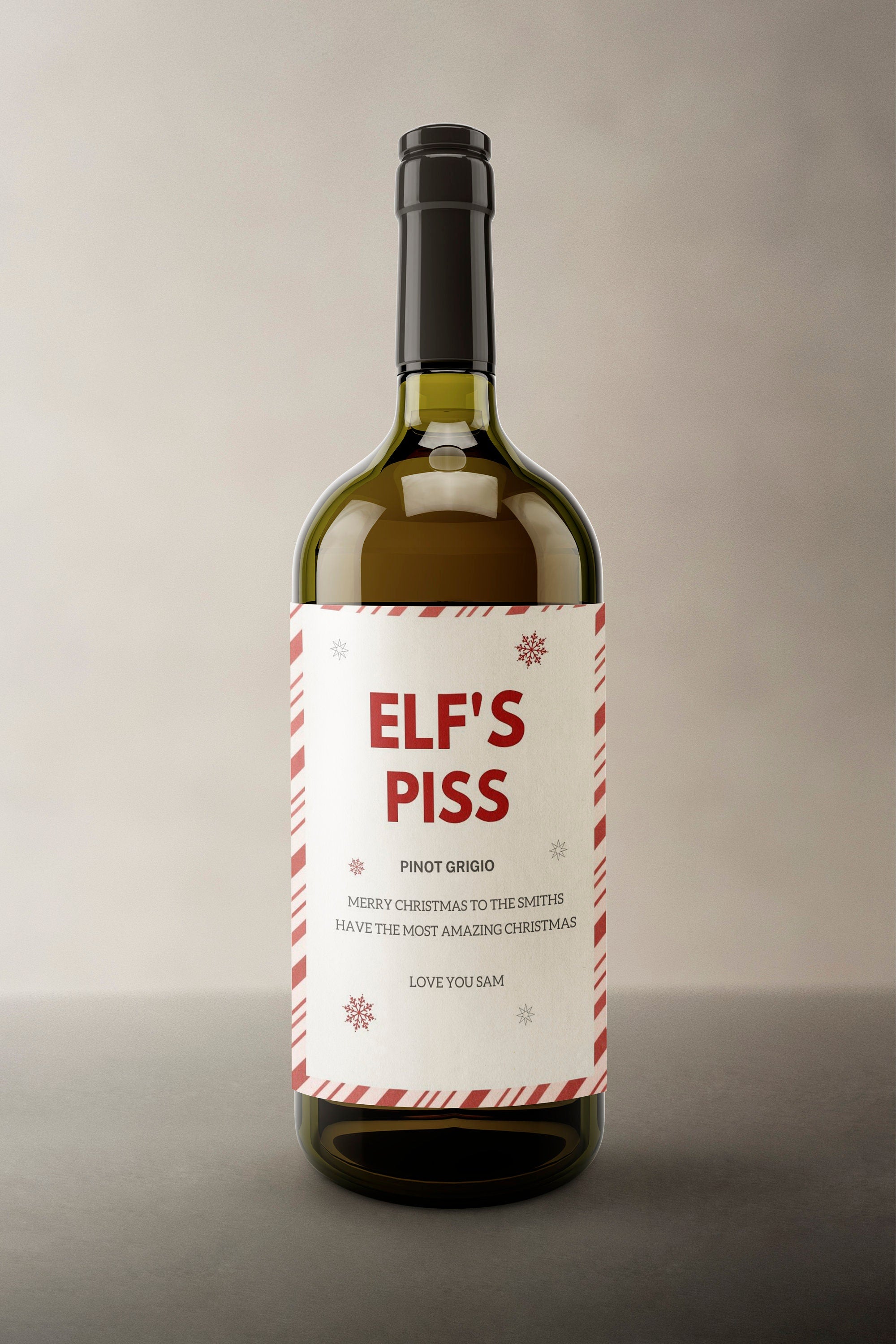 Elf Piss Funny Christmas Gift, Secret Santa