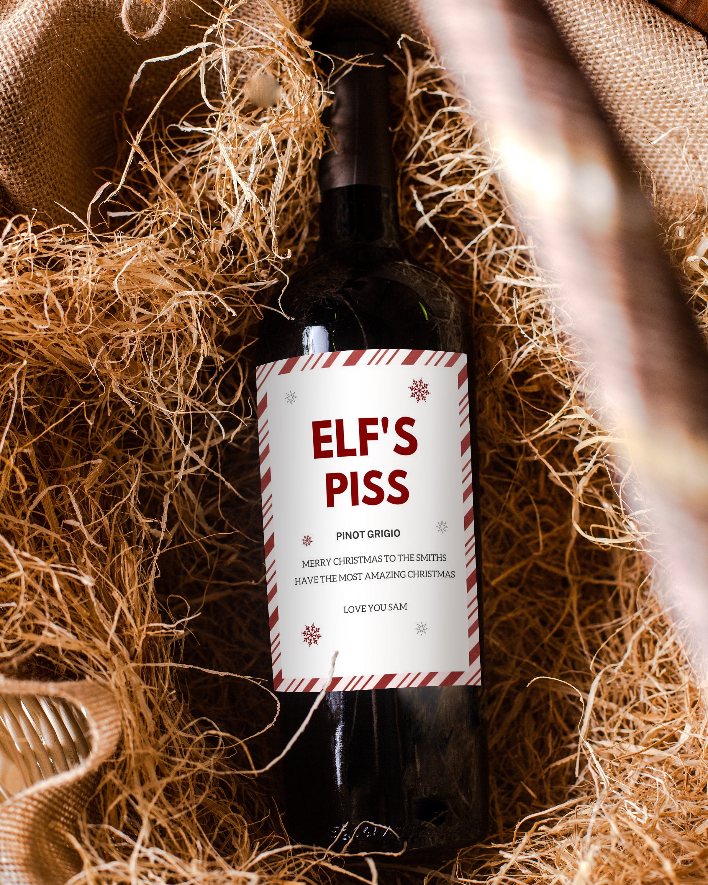 Elf Piss Funny Christmas Gift, Secret Santa