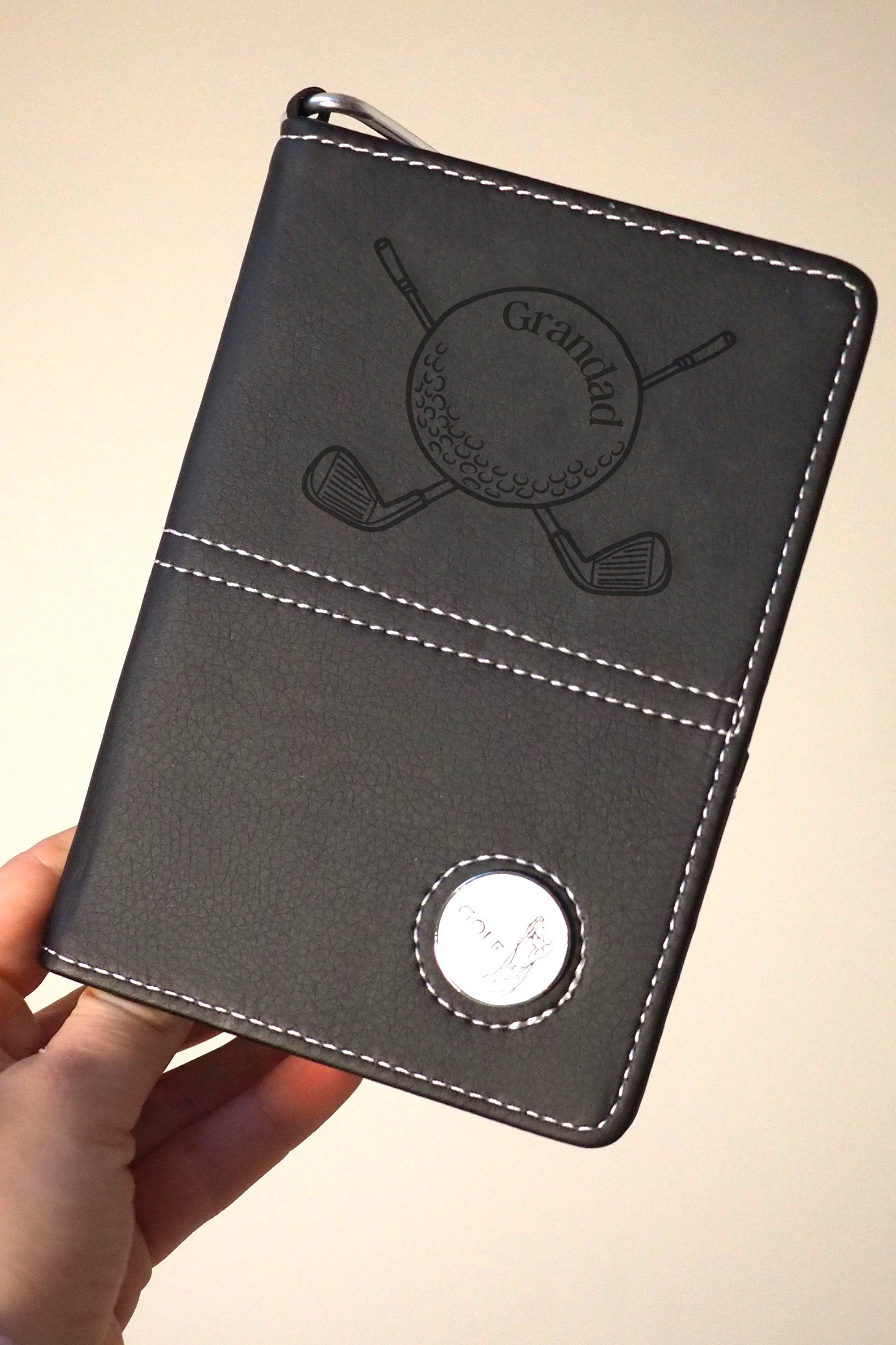 Golf Scorecard Holder, Personalised Golf Score Card