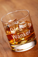 Ginger Funny Friend Personalised Whisky Glass, Personalised Tumbler