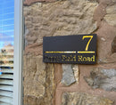 Personalised House Sign, Modern House Number